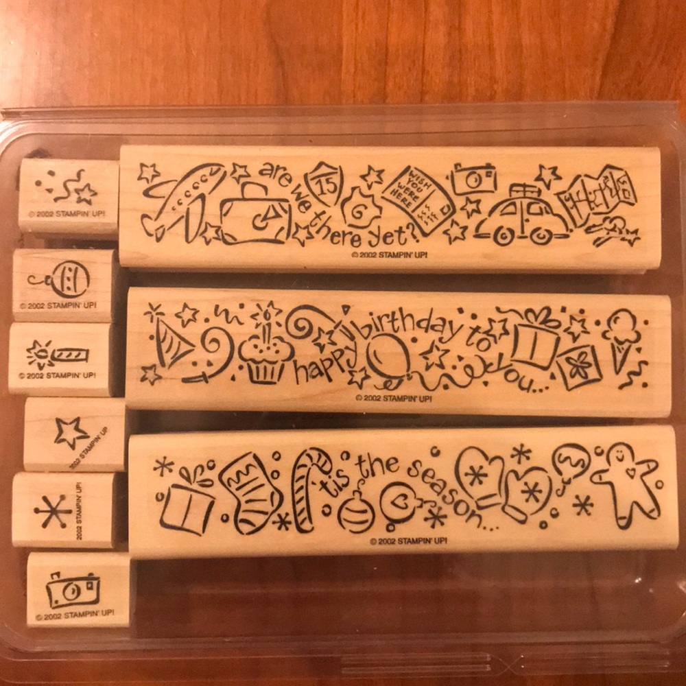 NIB Stampin Up “Border Buddies” stamp set